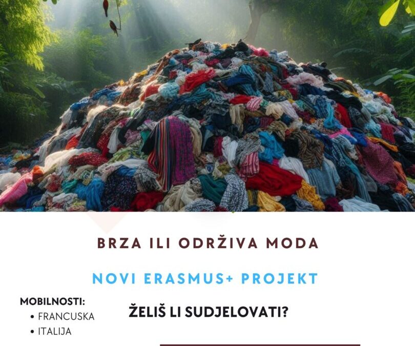 Novom Erasmus+ projektu u fokusu su brza i održiva moda