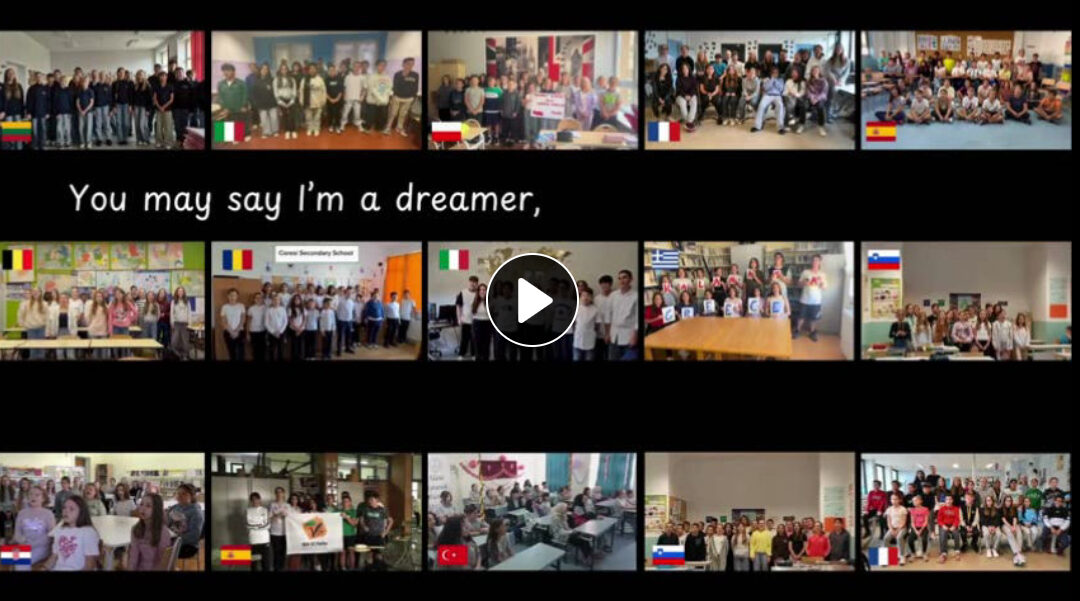 Zboraši za eTwinning “Europe Don’t Be Shy” snimili Lenonov “Imagine”