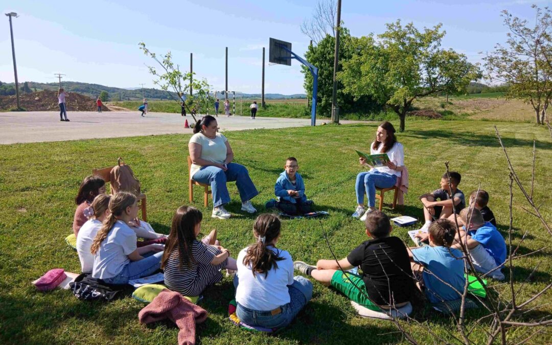 Dan planeta Zemlje u PŠ Fodrovec obilježili čitanjem u prirodi