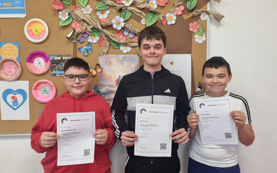 Uspjeh naših učenika na HIPPO natjecanju