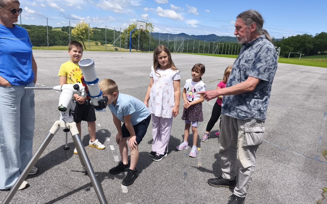 Učenici OŠ Sveti Petar Orehovec promatrali Sunce i Sunčeve pjege